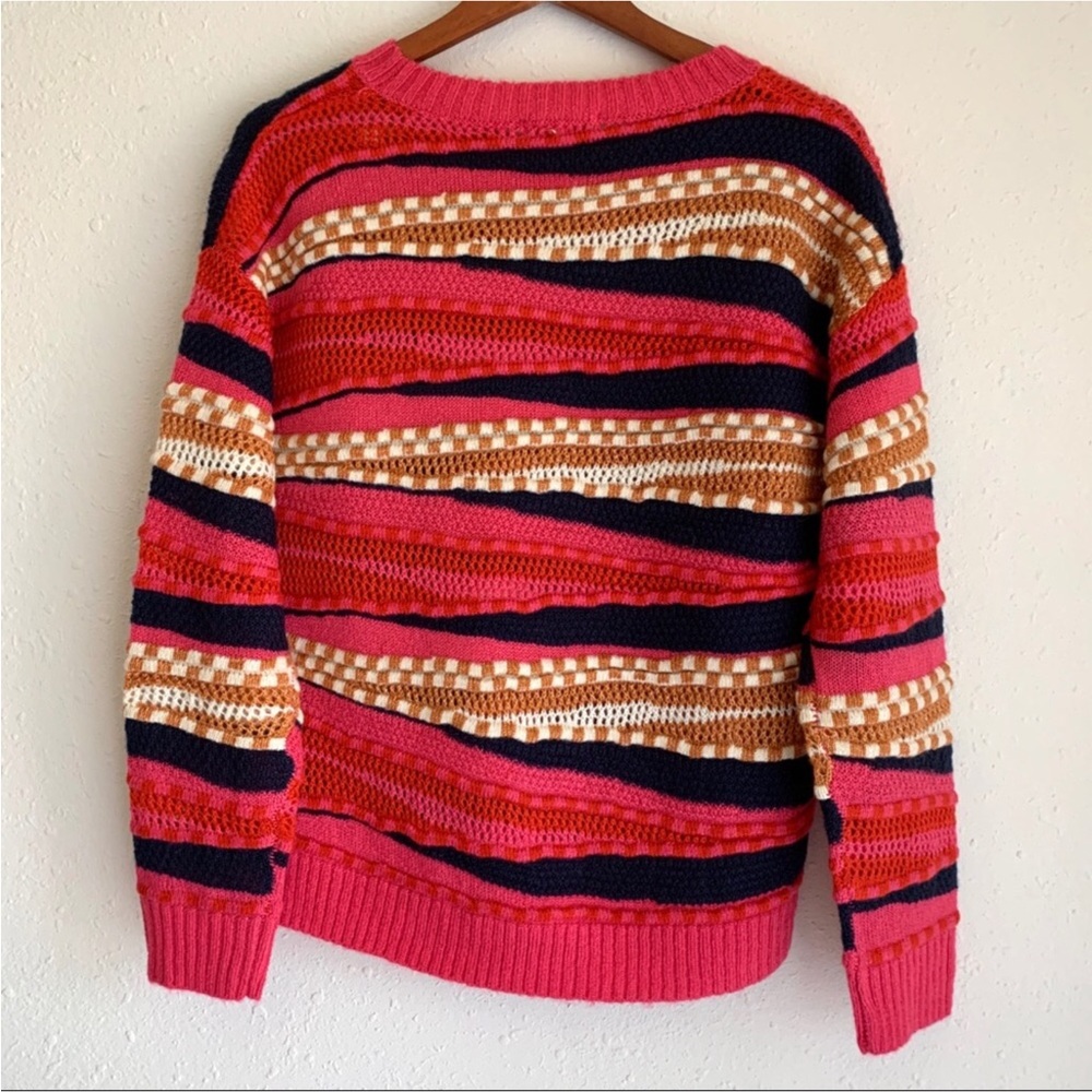 Skies Are Blue Textured Sweater Coogi Style - Picture 3 of 14